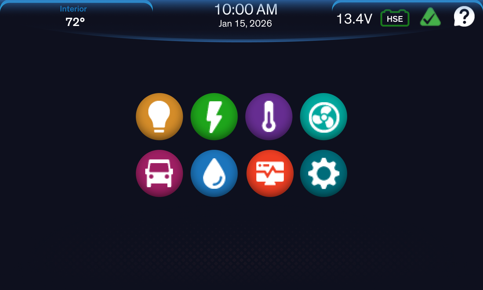 Firefly's updated home screen